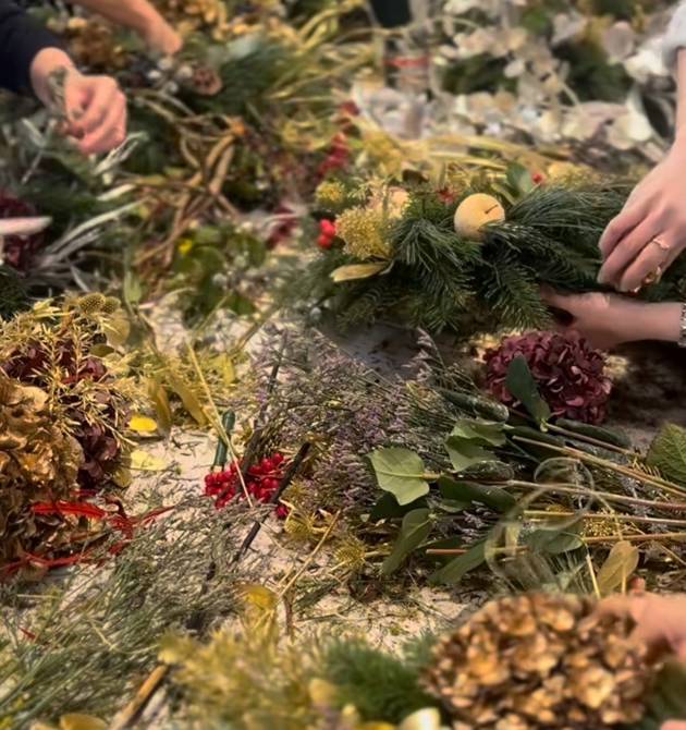 Morning Festive Wreath Workshop